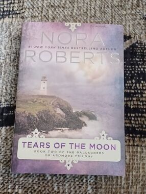 $4 Add-on Nora Roberts "Tears of the Moon" - Paperback Book